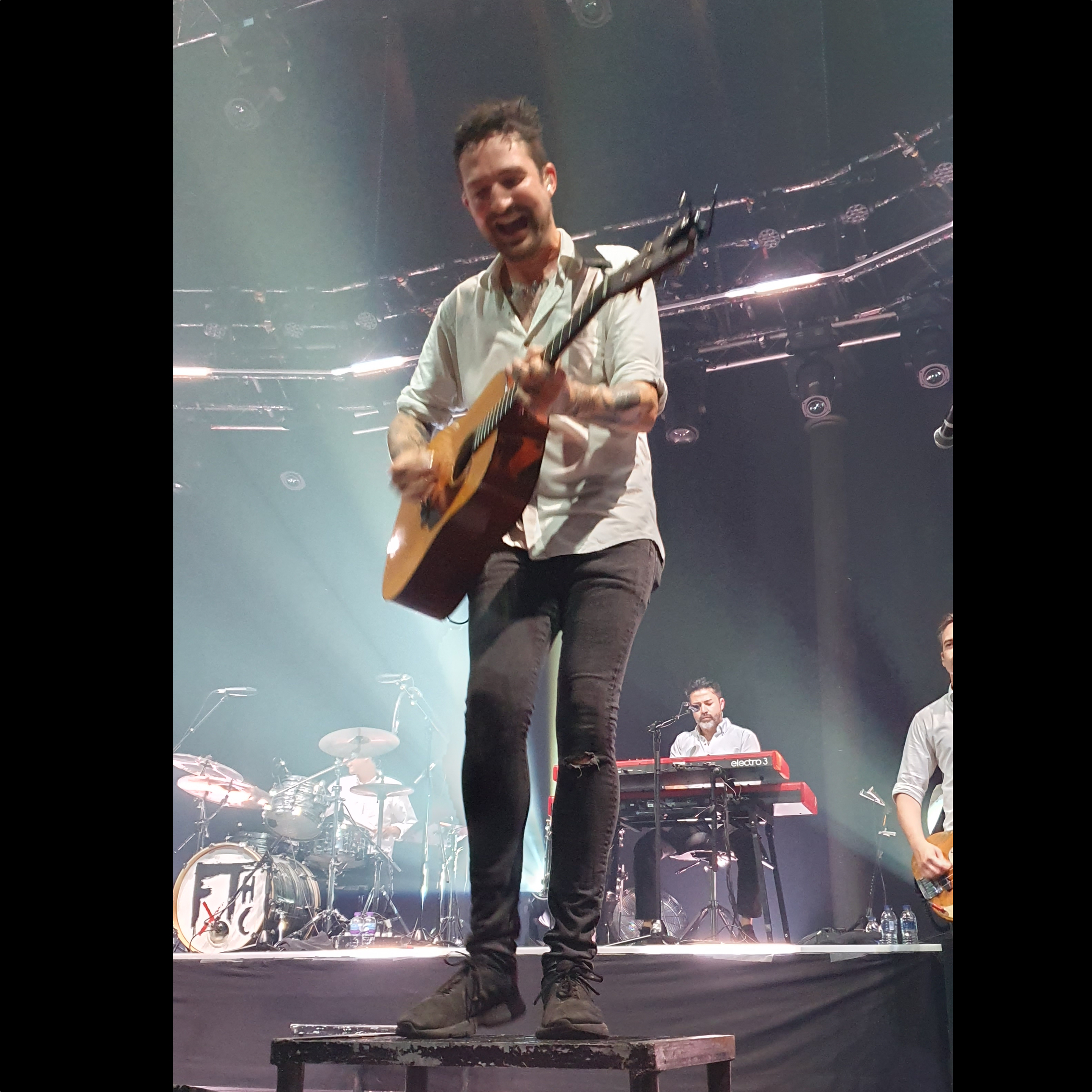 Frank Turner totally chuffed he did a solo right