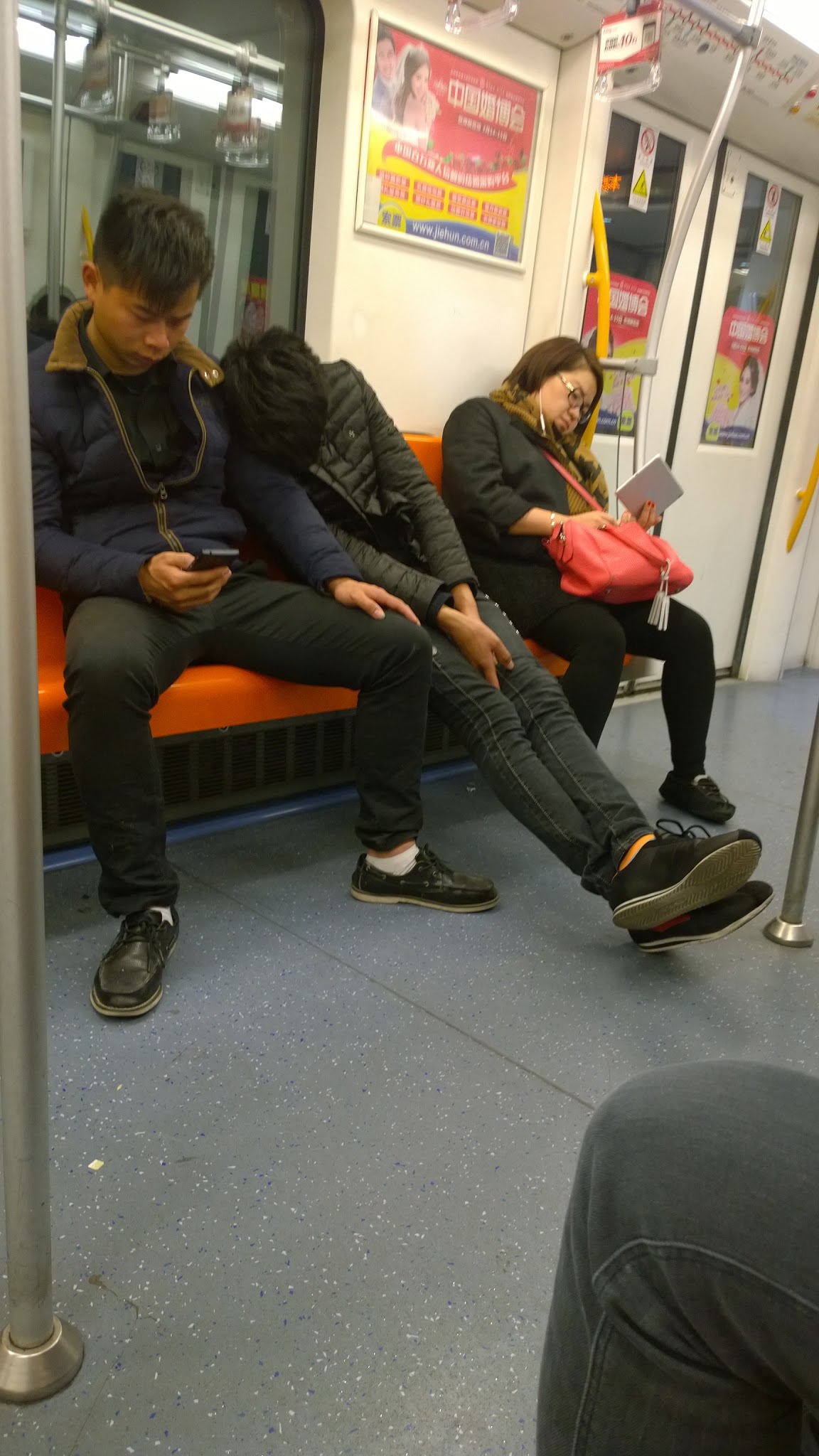 Powernapping on the train