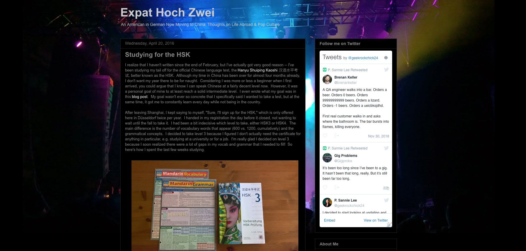 What Blogger looked like on desktop